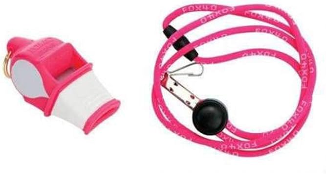 Fox 40 Sonik Blast CMG Safety Whistle with Breakaway Lanyard Multi Black/White