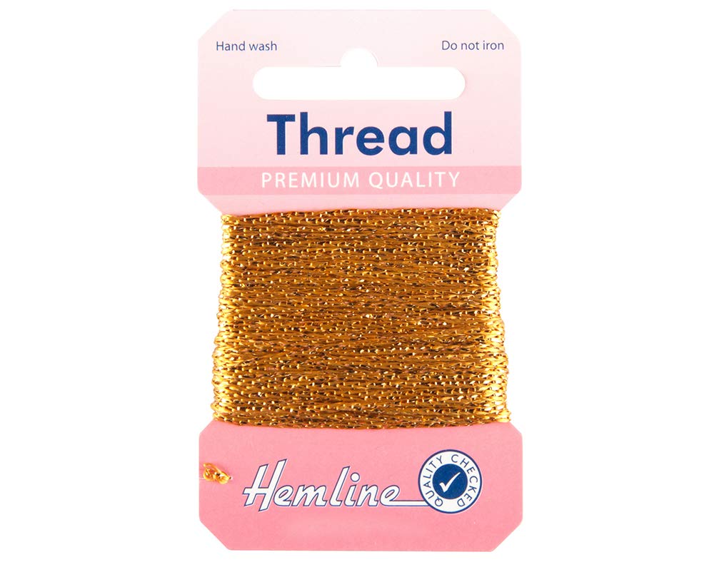 Crafty Capers Gold 10M Dark Glitter Thread For Crafts | Twine Cord & Elastic For Crafts