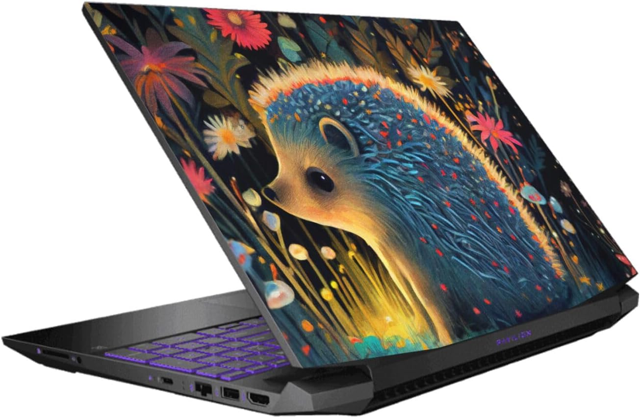 Head Case Designs Officially Licensed JK Stewart Little Hedgehog Graphic Collection Vinyl Sticker Skin Decal Cover Compatible with HP Pavilion 15.6" 15-dk0047TX