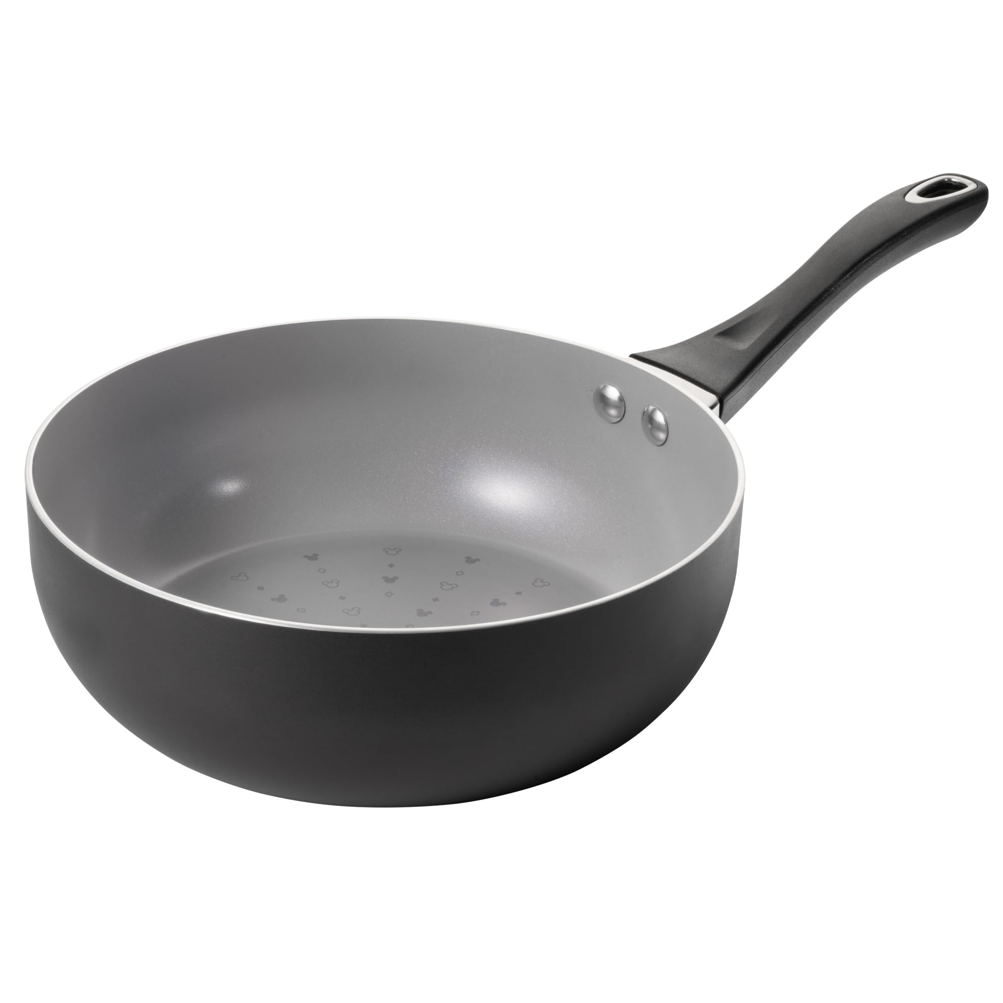 Prestige Disney Monochrome Mickey Mouse Non Stick Ceramic Pan - Deep Multi Pan, 24cm, Non Toxic Cookware — image 1