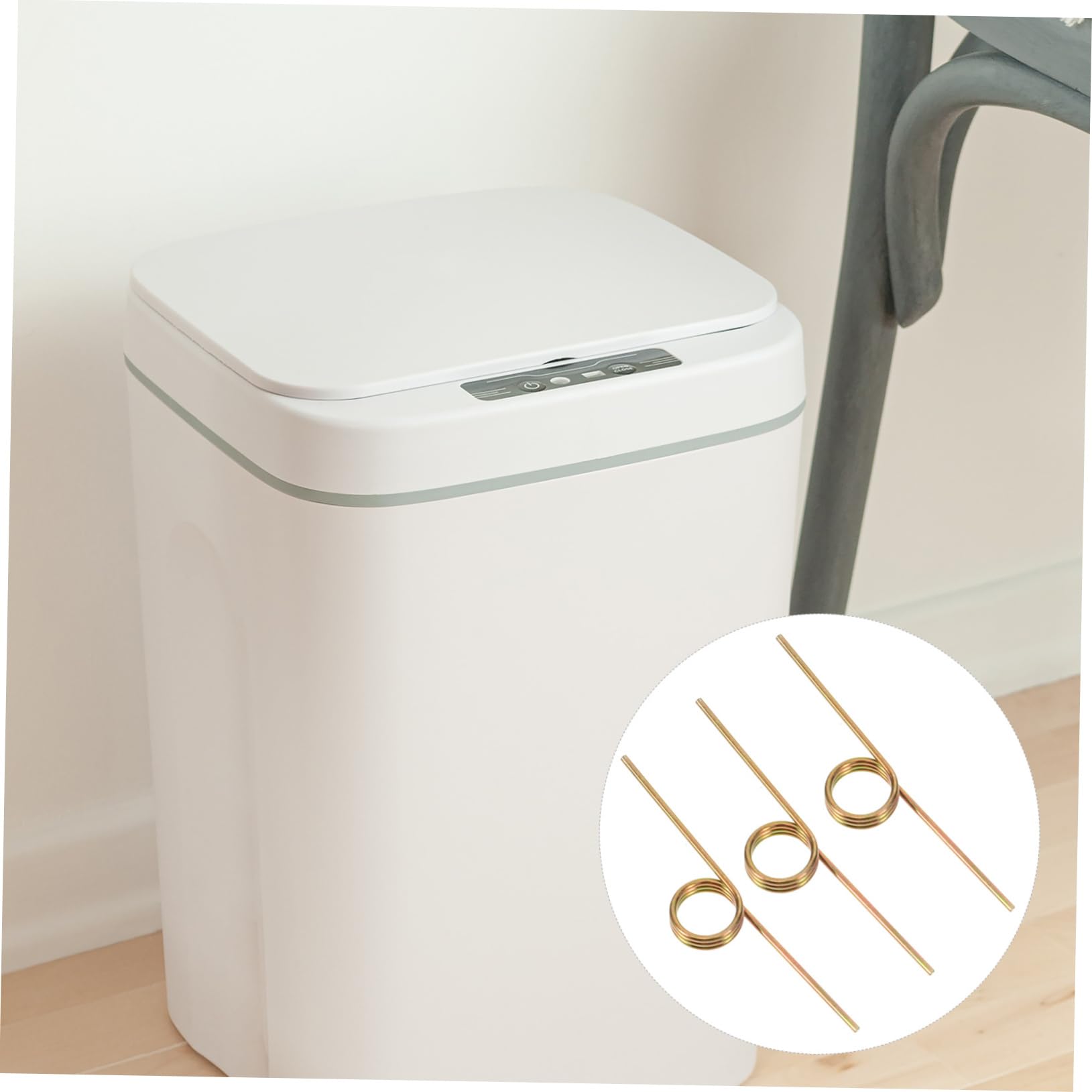 HOOTNEE 4sets Small Spring for Torsional Spring Easy to Install Replacement for Trash Can Lid 10pcs*4