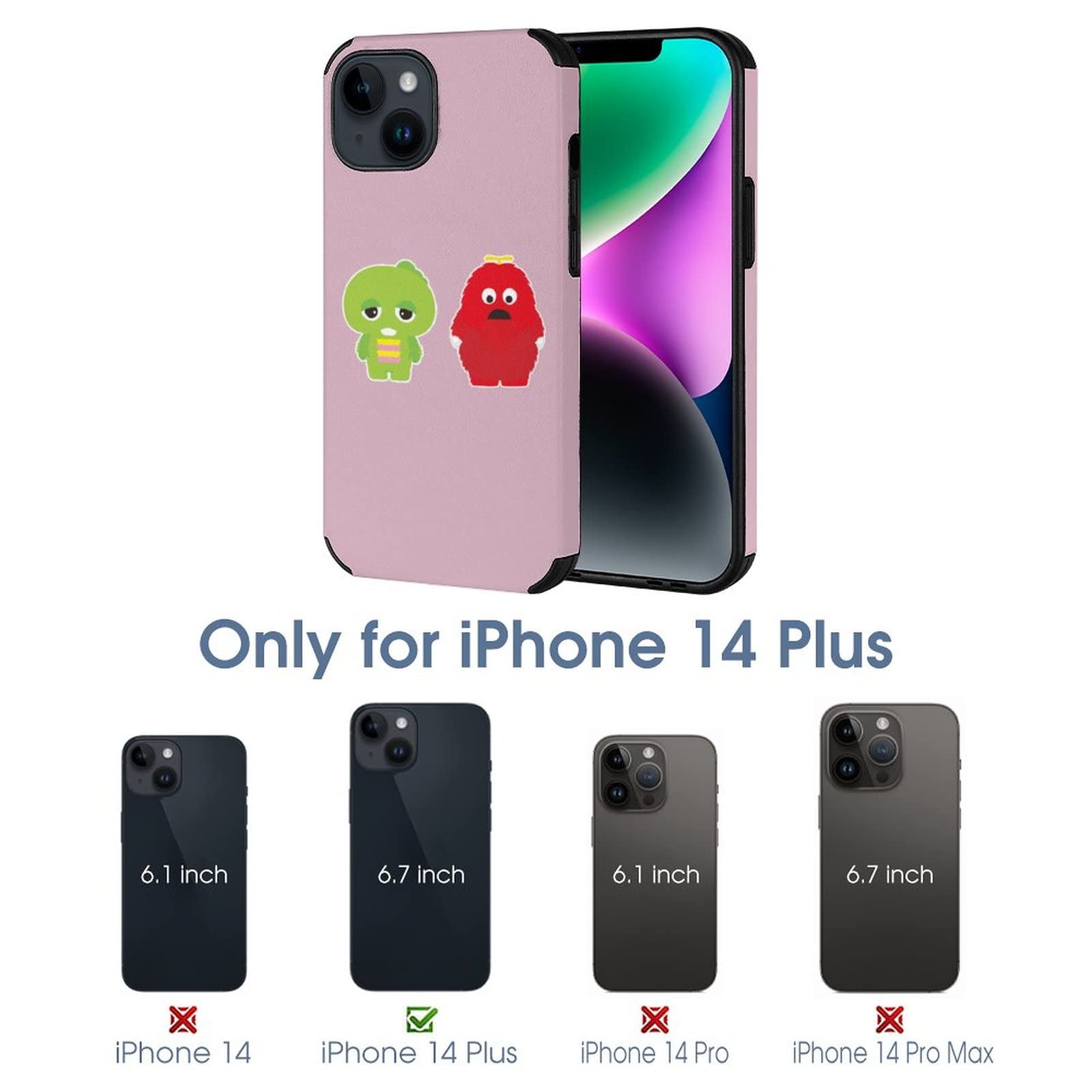 Amazon.co.jp: ガチャピン iPhone14 対応 ケース iphone 14 Pro/max