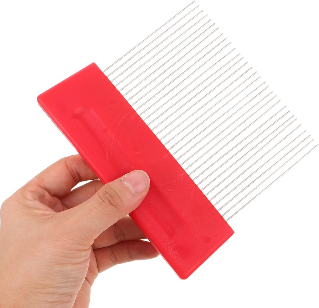 Holibanna 2pcs Stainless Steel Texture Tools - Graining Comb Tool | Plaster Art Paint Scraper for Drywall Wallboard DIY Decoration Cement Finishing and Art Projects 2pcs