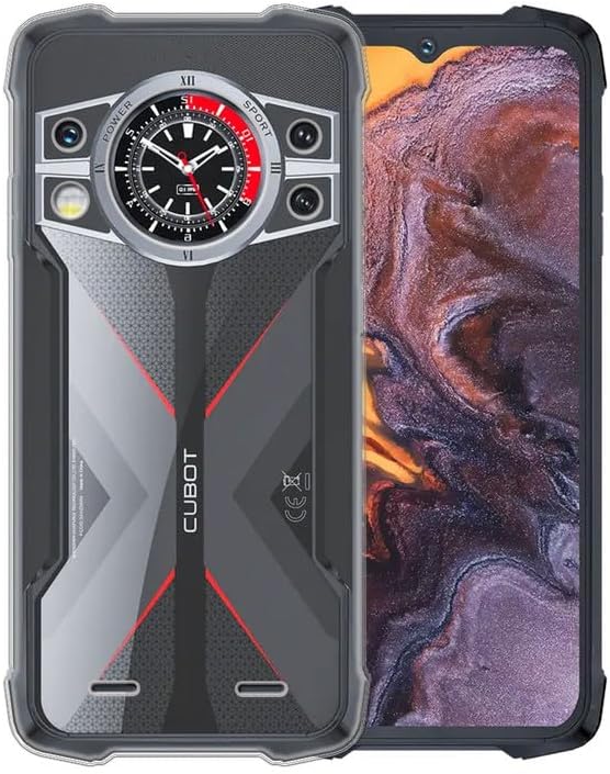 Miniatura 9 de Funda para Cubot KingKong 9 + 2 unidades Protector de pantalla de vidrio templado - Silicona transparente suave flexible a prueba de golpes TPU