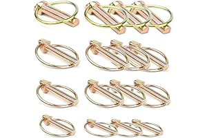 30 Piece Lynch Pin Assortment Kit for Tractors, Trailers, Trucks, and Mowers