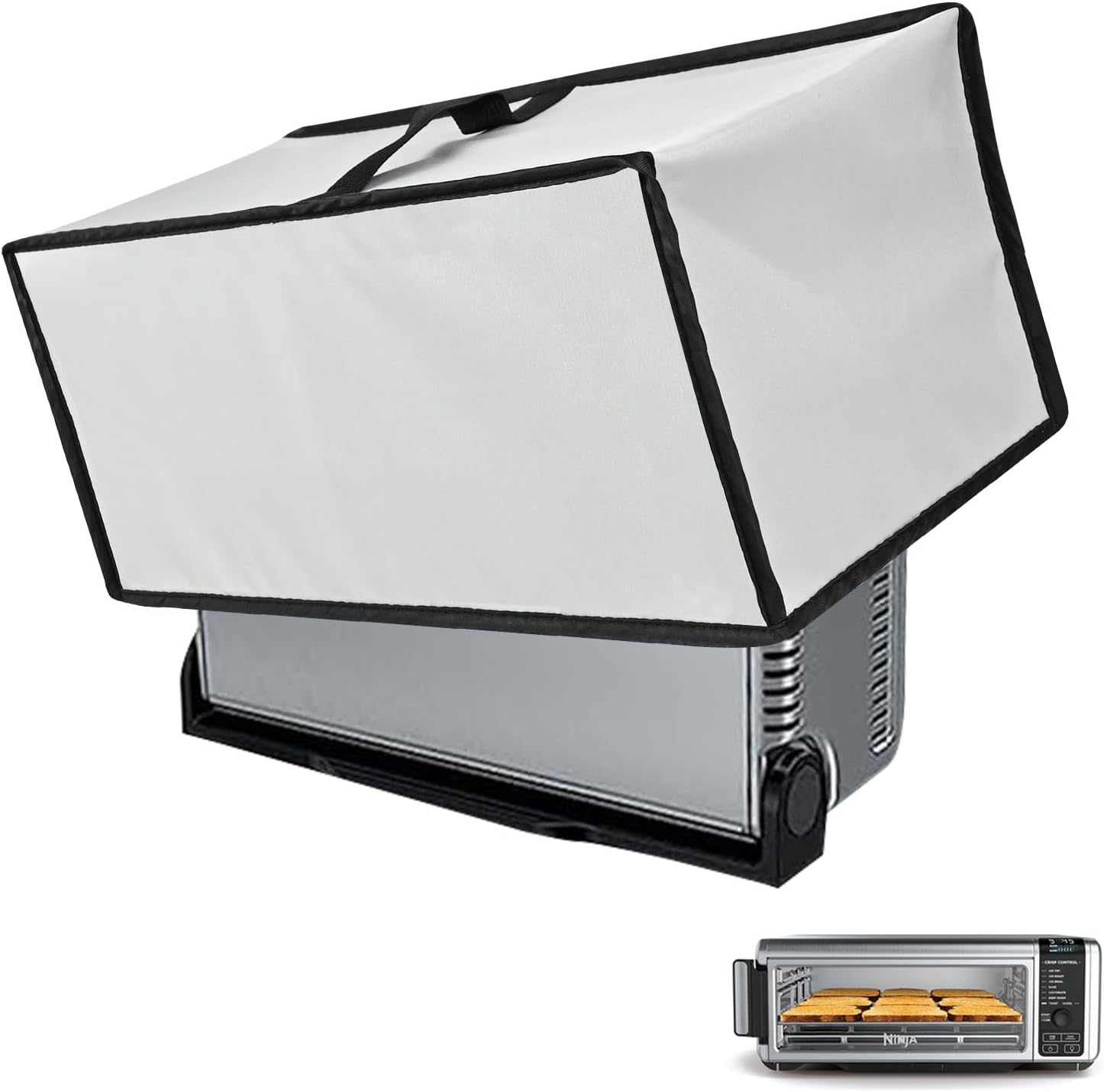 Air Fryer Dust Cover for Ninja SP101 Air Fry, Heavy Duty Waterproof Dustproof Heat-Resistant Air Fryer Protective Case, Kitchen Small Appliance Dust Cover (Silver, 21.6″Dx9.5″Wx15″H) Air Fryer Dust Cover for Ninja SP101 Air Fry, Heavy Duty Waterproof Dustproof Heat-Resistant Air Fryer Protective Case, Kitchen Small Appliance Dust Cover (Silver, 21.6″Dx9.5″Wx15″H)