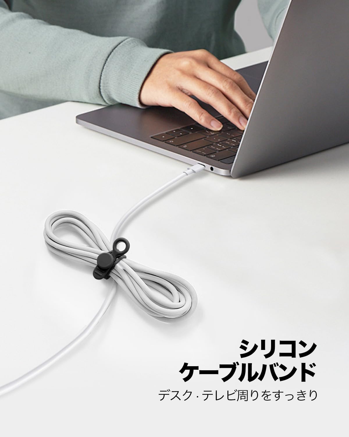 Amazon.co.jp: Lasocy ケーブルクリップ 20本入り ケーブルバンド