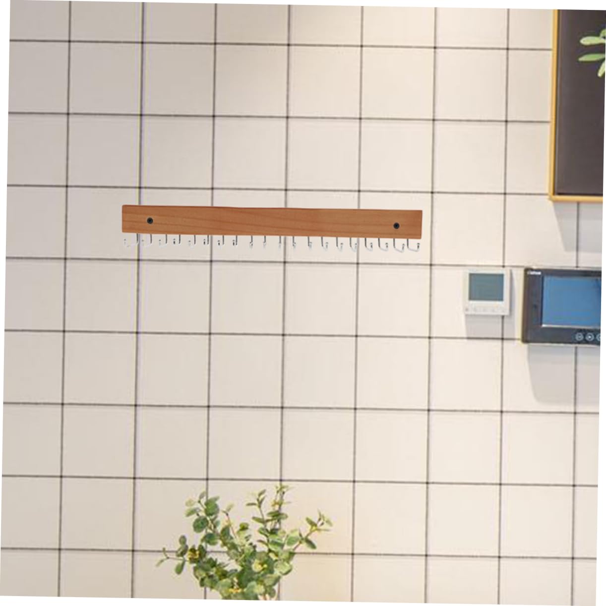 BESTYASH 2 Stück Krawattenhalter und Gürtelaufbewahrung und Eisen mit 20 Haken Einfach zu Montieren Multifunktional für Kleiderschrank und Flur Elegantes Design