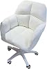 Velvet Desk Chair for Home Office Makeup Vanity Chair with Armrest for Bedroom Modern Swivel Rolling Chair for Women