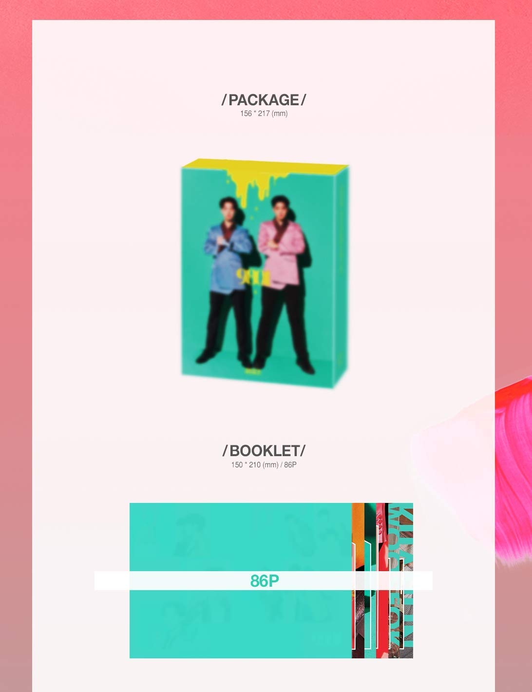 K-POP Wooseok X Kuanlin - 1. Mini Album [9801] Musik CD + Aufkleber + Fotokarte + Booklet + gefaltetes Poster + Tracking-Nummer KPOP Sealed