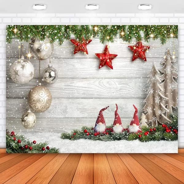THEME MY PARTY Christmas Backdrop for Decorations (7ft*5ft)