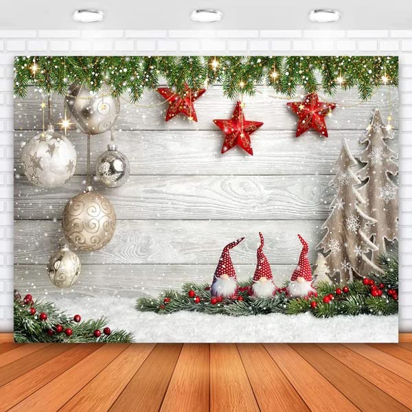 THEME MY PARTY Christmas Backdrop for Decorations (7ft*5ft)