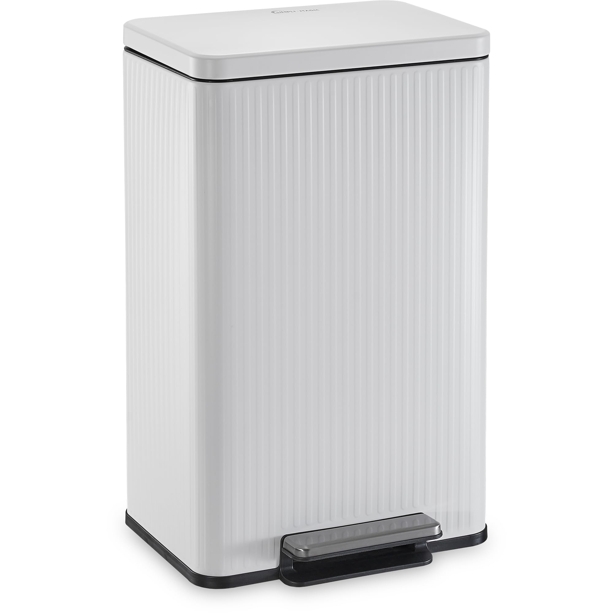 Simpli-Magic Stainless Steel Trash Can - Foot Pedal & Filter -15 Simpli-Magic Stainless Steel Trash Can - Foot Pedal & Filter -15