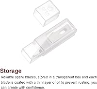 Vista 4 de HARFINGTON 100 cuchillas de repuesto para cuchillos Exacto #11, cuchillas de repuesto de precisión Exacto, cuchillas de repuesto para bricolaje