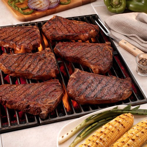 USDA Prime (4) 12oz Bone In New York Strip Steaks steak