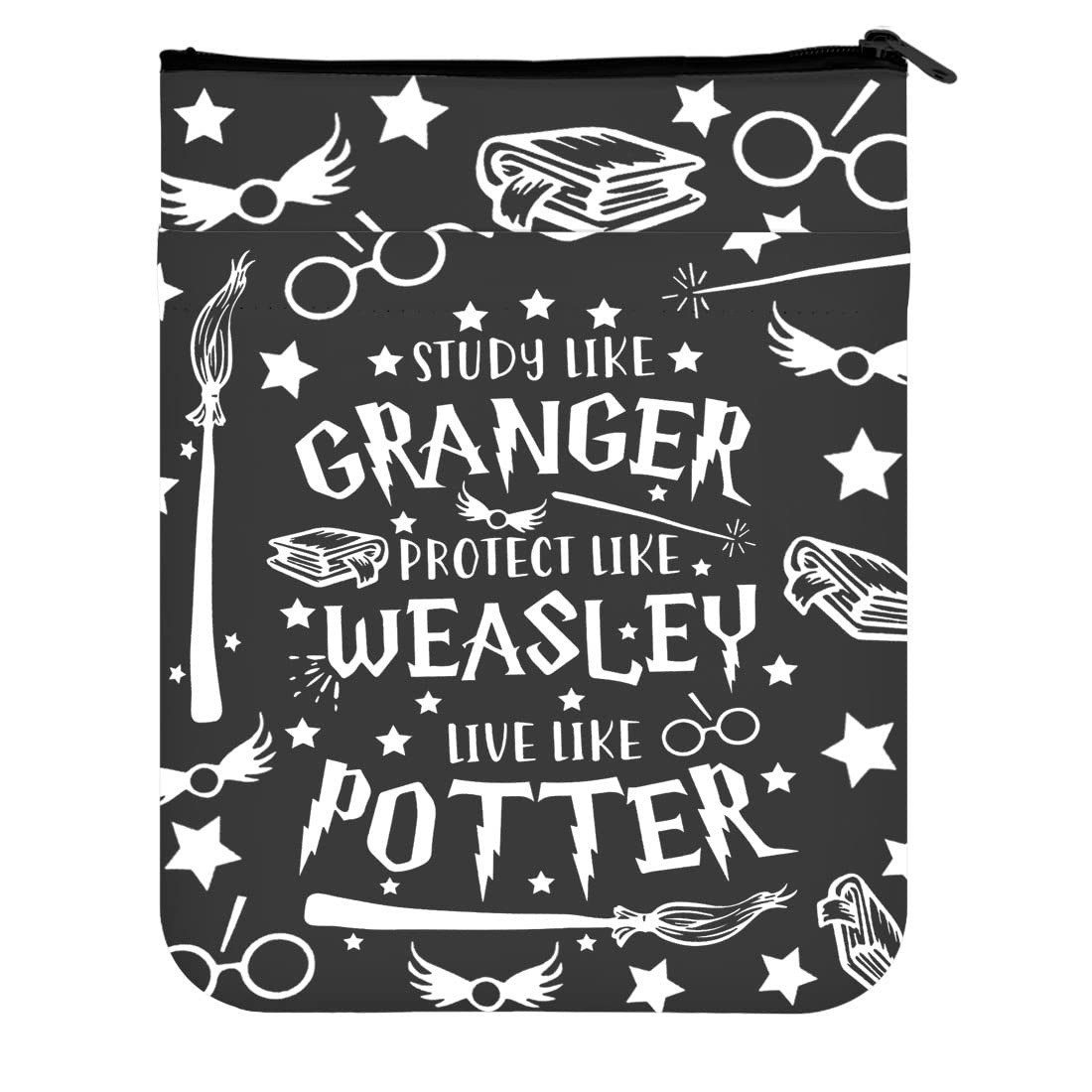 KUIYAI Funda para libro de regalo escolar de magos y brujas para amantes de los libros, tapa dura (vive como potterUK)