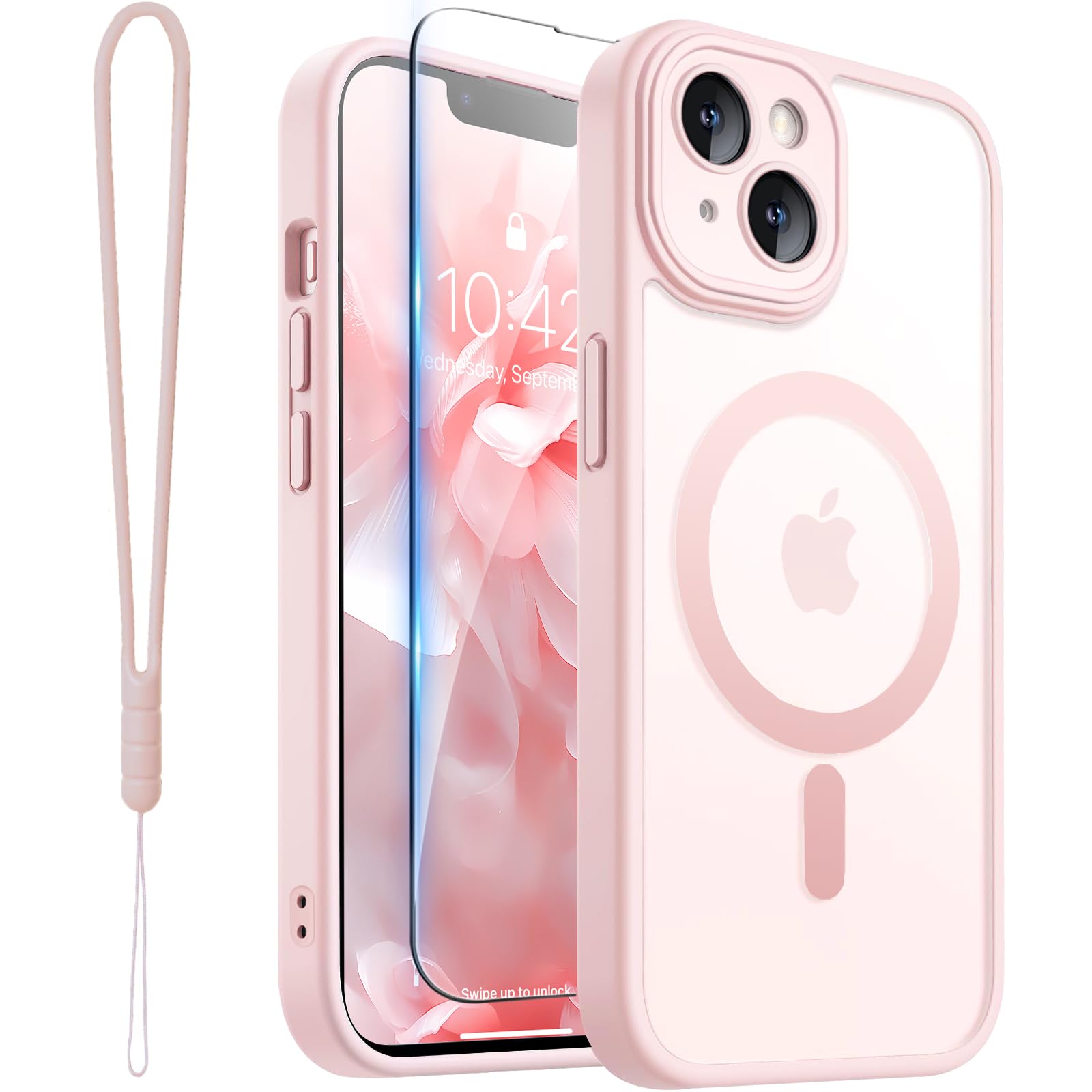 Amazon.com: ROYBENS for iPhone 14 Pro-Max Matte Clear Case