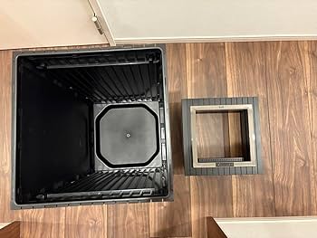 Amazon.co.jp: zita square ジータスクエア ゴミ箱 ブラック