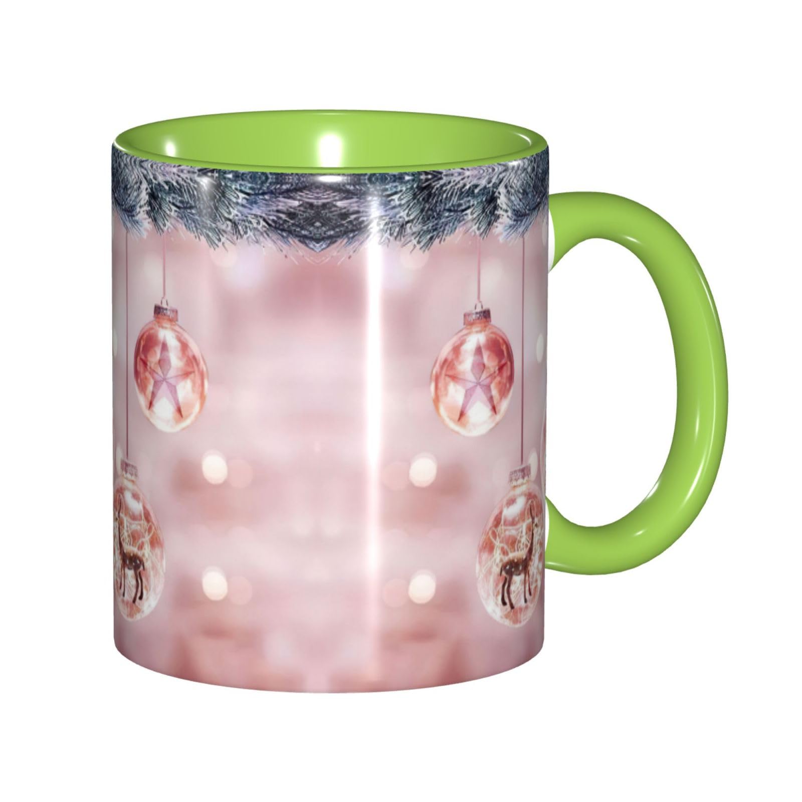 Tasse à café en céramique rose de 325 ml avec coffret cadeau