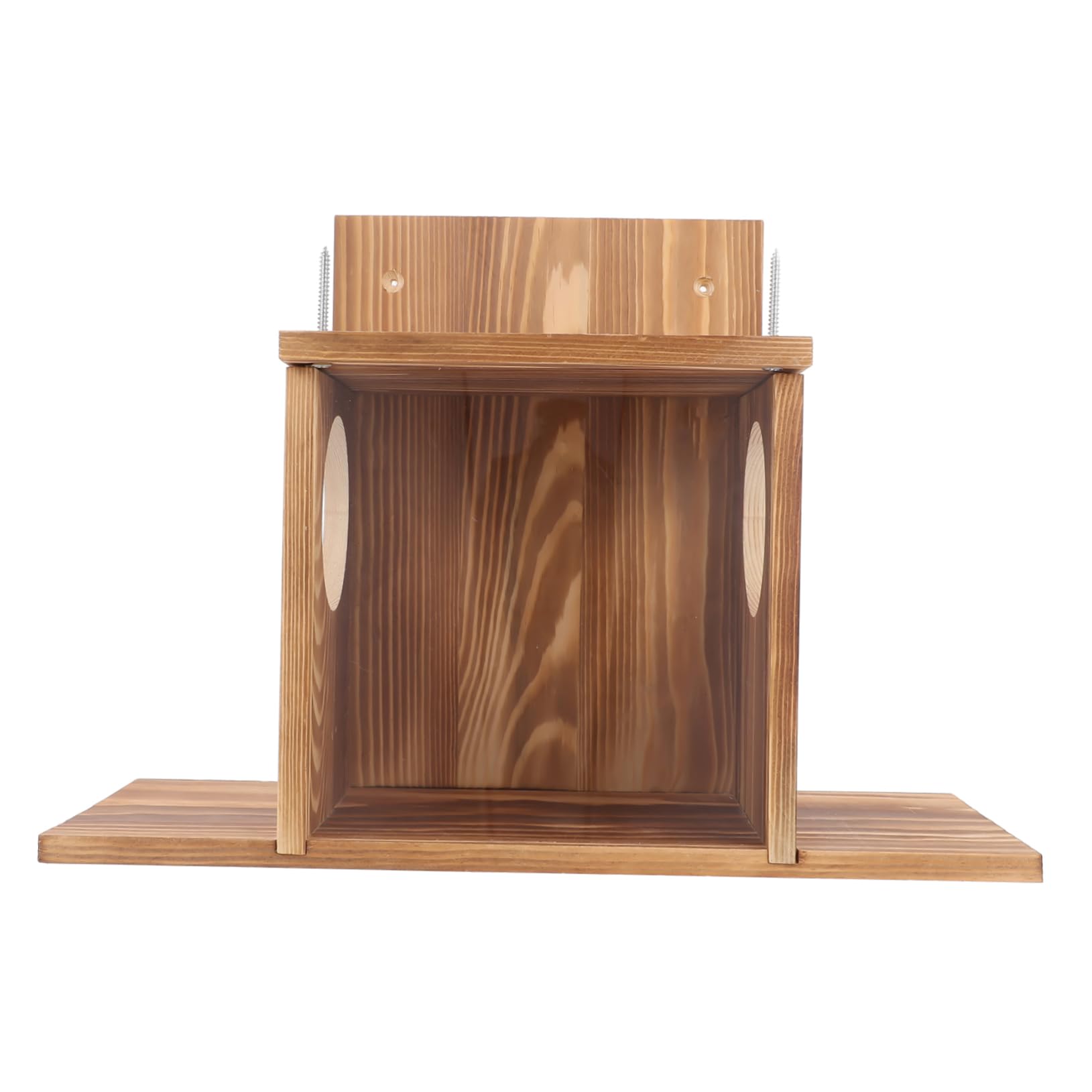 Mangiatoia per Scoiattoli in Legno da Esterno, Sospesa | Casa per Scoiattoli e Criceti, Design Semplice Creativo, Facile da Pulire