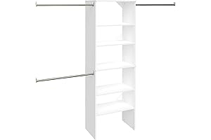 ClosetMaid SuiteSymphony Wood Closet Organizer Starter Kit