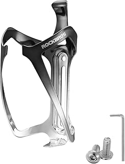 ROCKBROS ROCKBROS Durable Aluminum Water Bottle Holder Bike Bottle Holder with Electroplating & Integrated Molding - Lightweight for Bicycle MTB, Road/Mountain Bikes
