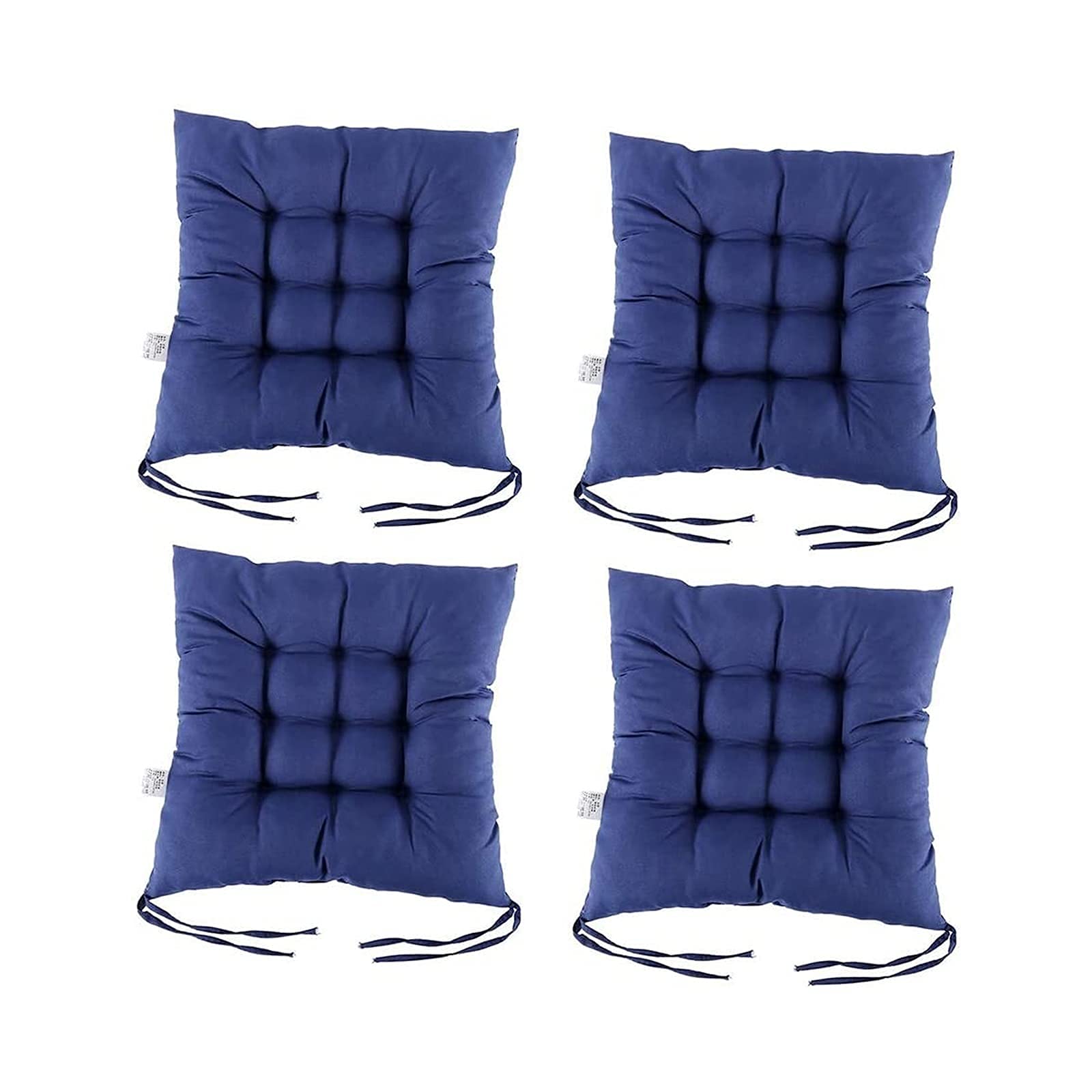 Coussins de siège pour chaise salle à manger confortables galettes rembourrées épaisses x4