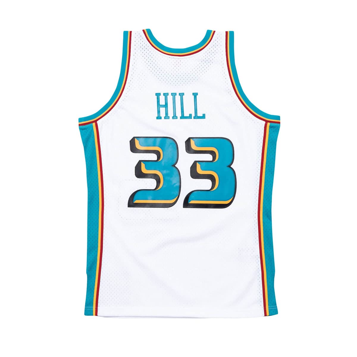 Mitchell & Ness Maglia NBA Swingman 2.0 D. Pistons 1997-98 - G. Hill (Bianco)(S)