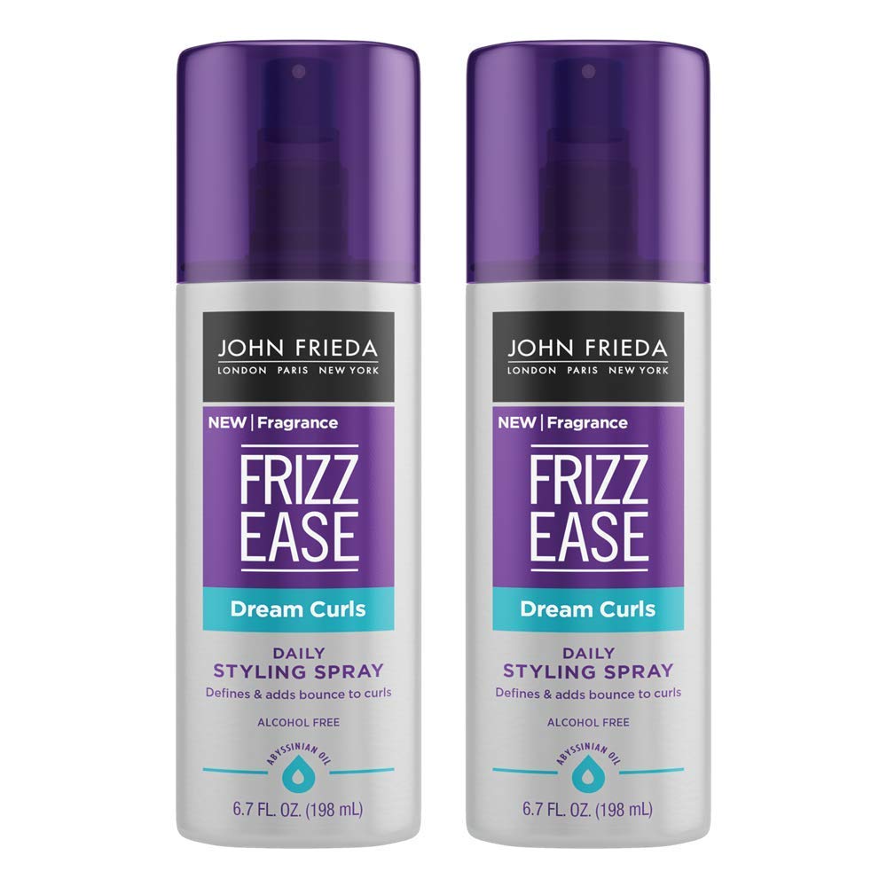 John Frieda Frizz Ease Curl Reviver Mousse, Enhances Curls, Mousse for Curly or Frizzy Hair, 7.2 Fl Ounces