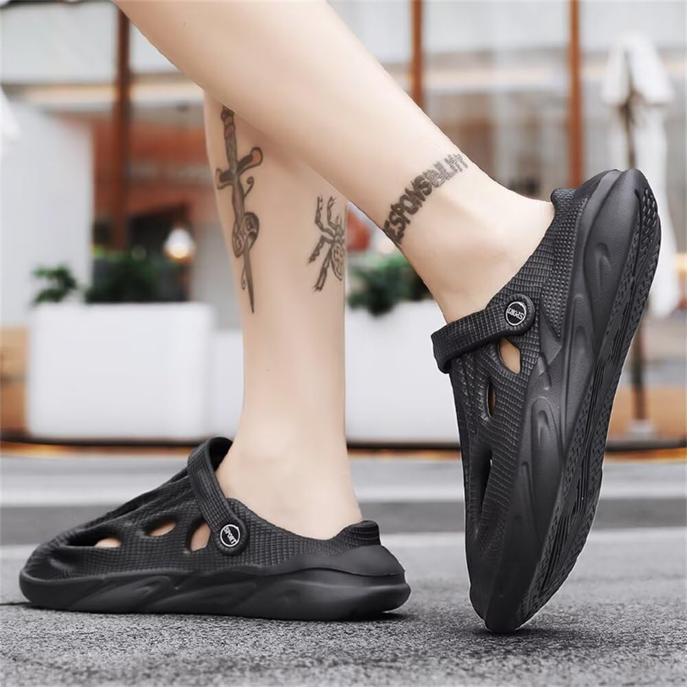 GSLMOLN Men Slip On Clogs Shoes: Beach Quick-Dry Garden Casual Sandals - Non Slip Outdoor Comfortable Slides Slippers