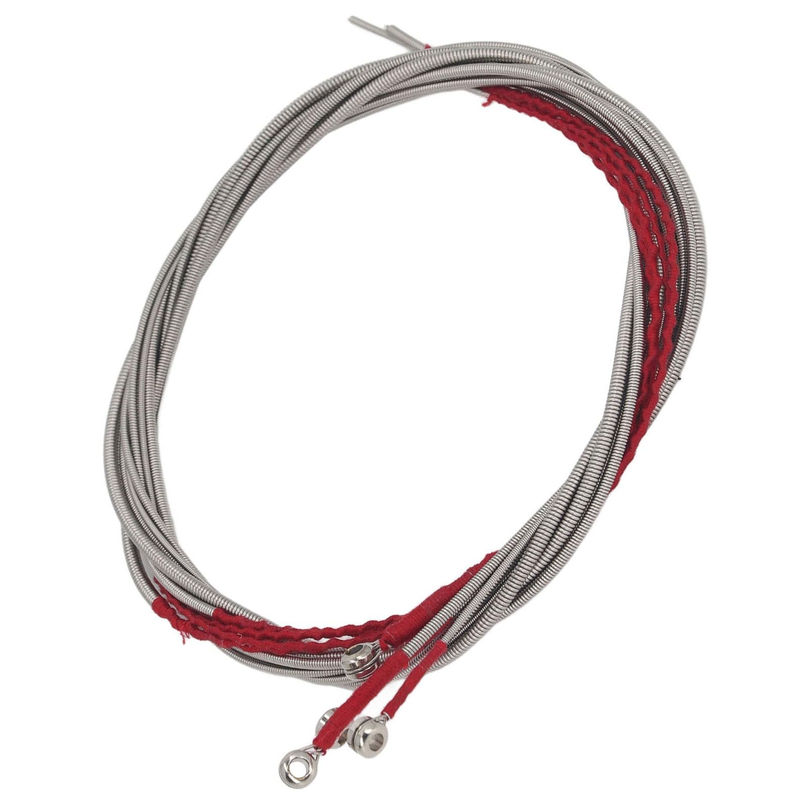 4Pcs Bass Strings, Stainless Steel Bass String Set Flexible Electric Bass String for Acoustic Guitar