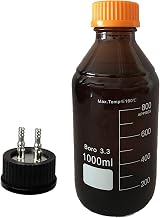DONLAB MBJ~5002 Borosilicate Glass 500ml Amber Brown Round Media Storage Bottle  - Compare price