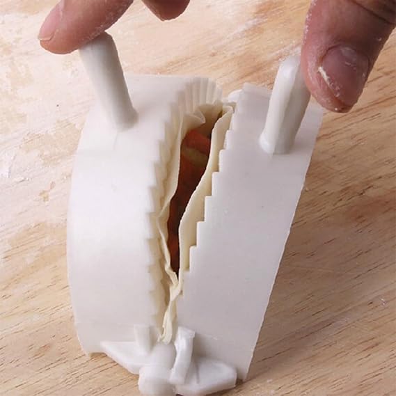 Ravioli Dumpling Maker Set - ShiningUU 3-Piece Manual Chinese Dumpling Pasty Molds Cutter | Gyoza Empanada Mould Pierogi Pie Dough Pastry Wrapper Press Cutter | Home Kitchen Mould Tool Kit