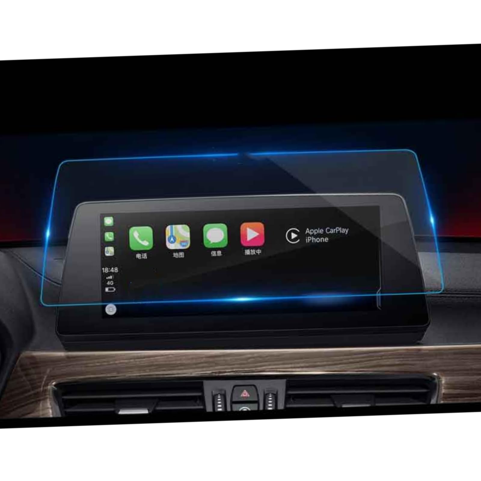 Verre trempé anti-rayures pour console centrale BMW X1 2020