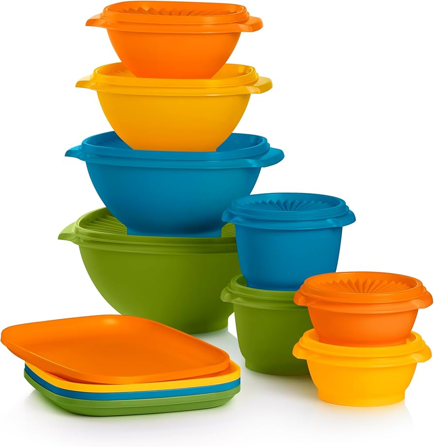 Tupperware Heritage Retro Collection, Bowls & Plates Food Storage