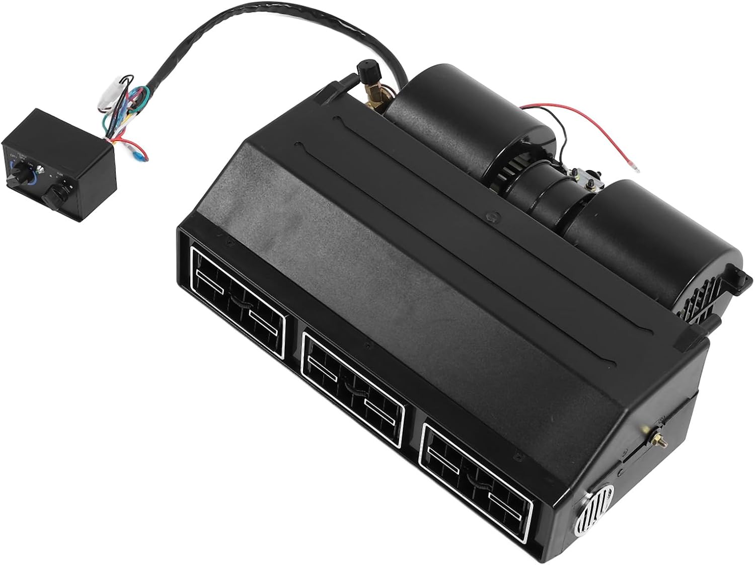 Universal Under Dash AC Evaporator Cooler & Heater Kit, High Performance 3 Speed, Superior Durability, Air Conditioning and Heating Kit with Electronic Thermostat, for Car Truck