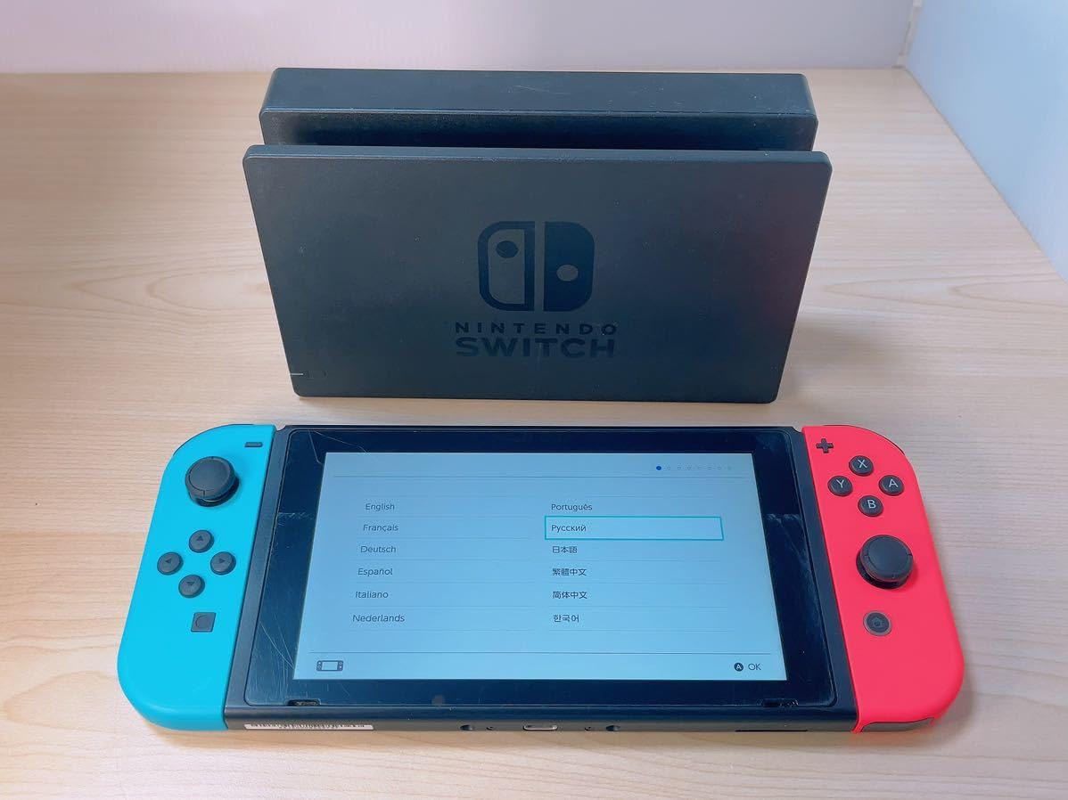 Amazon.co.jp: Switch 本体ジョイコンのみ ネオンブルー/ネオンレッド
