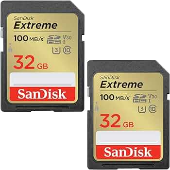 SANDISK　SDSDXDK-032G-JNJIP [32GB] SanDisk 32GB Outdoors Pro Memory Card, 2 Pack, SD 4K UHS-I