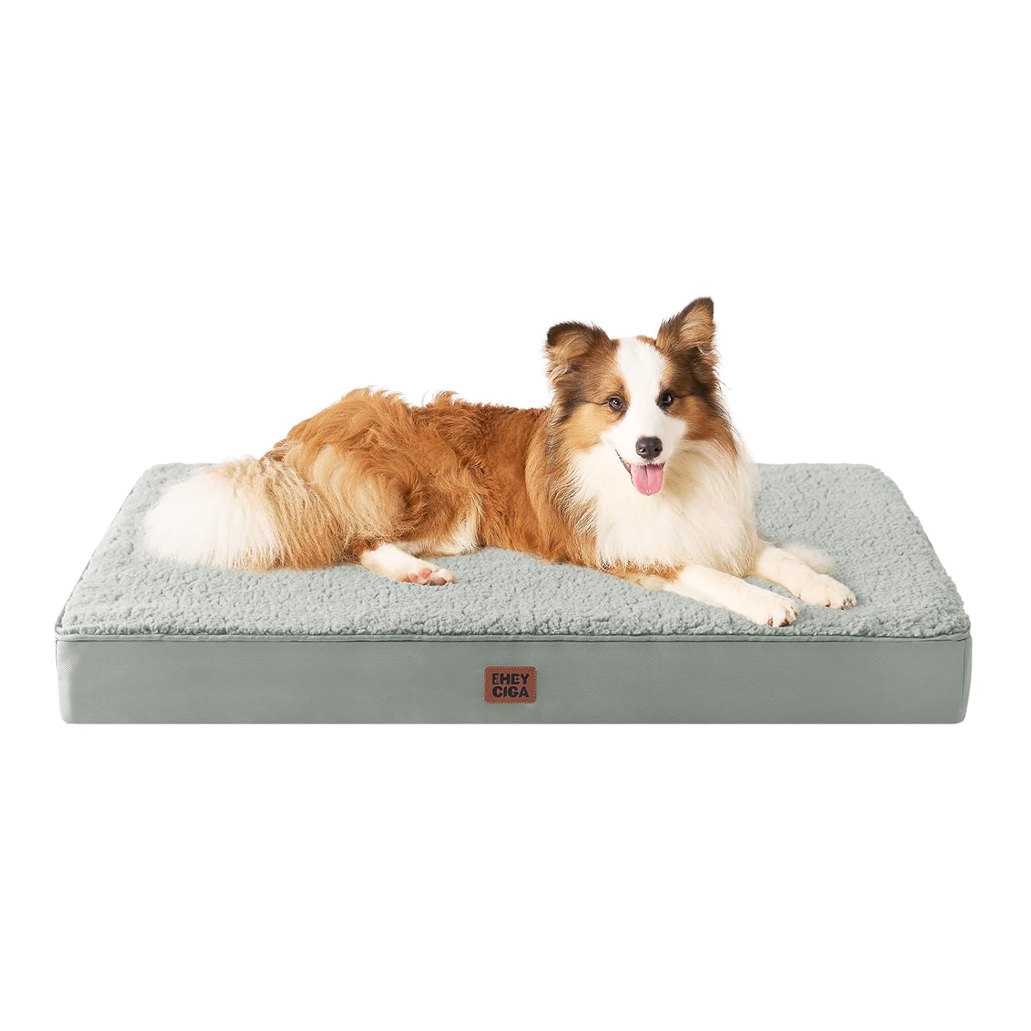 EHEYCIGA Washable Dog Beds for Extra Large Dogs, XL Dog Bed with Removable Cover for Crate, Orthopedic Foam Pet Bed Dog Mat Mattress Cushions for Extra Large Dogs, Greyish...