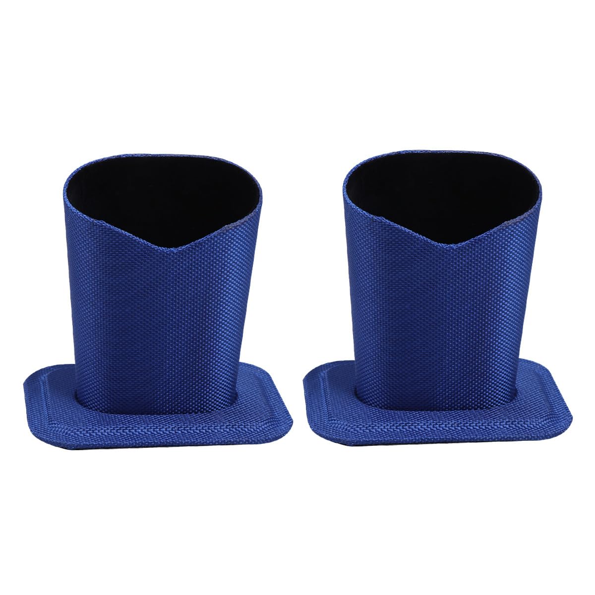 2 Stück Blauer Bürstentopf Brillenhalter aus Stoff mit Komfortabler Textur Tragbar für Home und Schrankdekoration Praktischer Brillenständer