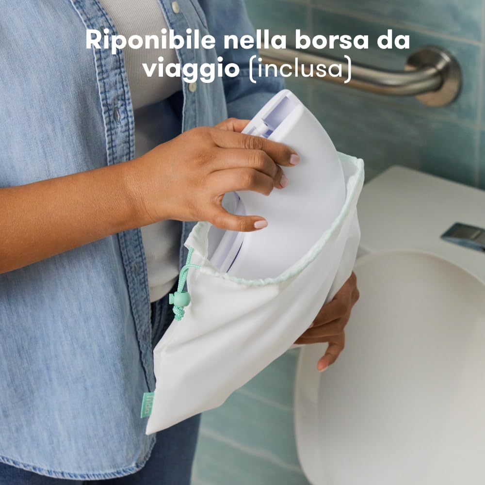 Frida Baby Riduttore WC Pieghevole da Viaggio per Bambini
