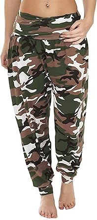 patterned ladies trousers