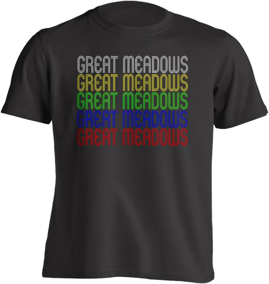 Vintage Style Retro Hometown - Great-Meadows, NJ 07838 - Souvenir - Unisex - T-Shirt