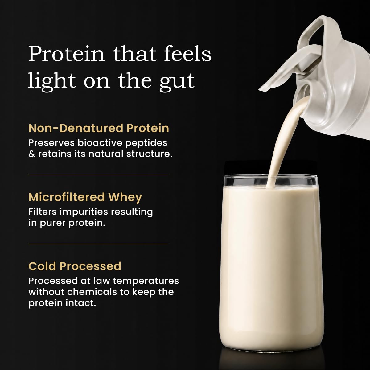 Bigmuscles Nutrition Premium Gold Whey [1Kg, Malai Kulfi] Informed Choice UK Certified | Isolate Whey Protein Blend | 25g Protein | Natural Ingredients Only — Amazon image 9
