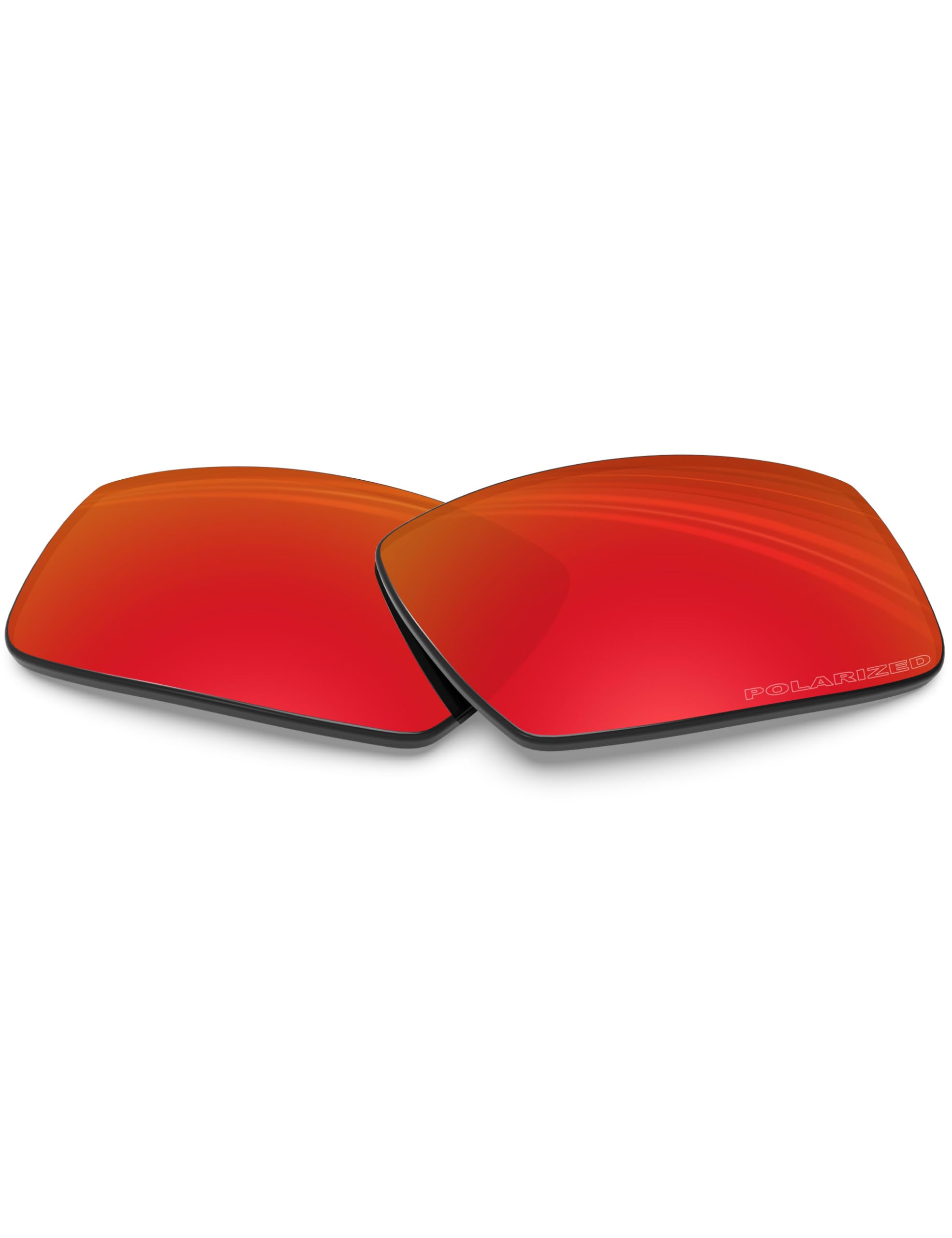 Blazerbuck Men's Fire Red - Polarized Anti-Salt Polarized Replacet Lenses For Oakley Gascan - Fire Red