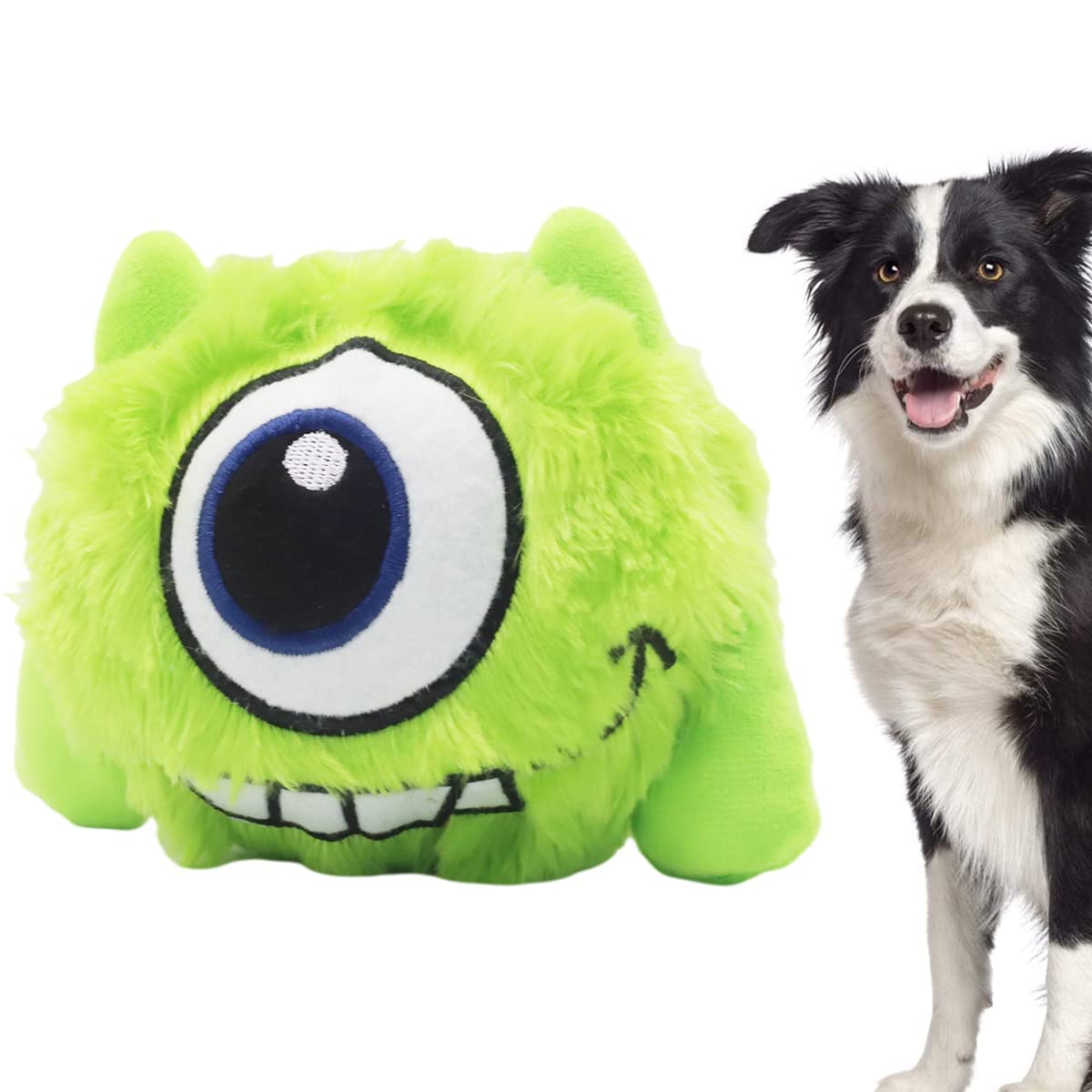 KittuPet Interactive Electronic Dog Toy Bouncing Giggle Ball Sounds Monster Plush Puppy Toy Squeaky Shaking Vibrating Safe Pet Toy for Dog Cat (B0BHR17FW5) Amazon Price History, Amazon Price Tracker