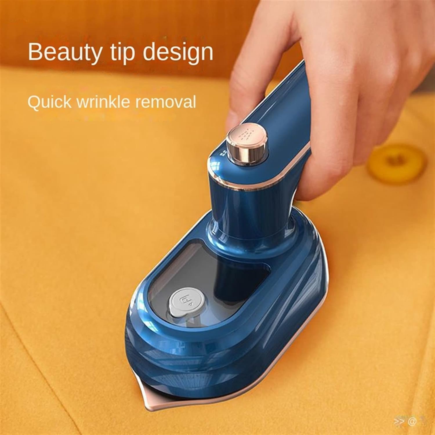 ARTSZY Ferro da Stiro a Vapore da Viaggio for Vestiti Vaporizzatore Portatile Pieghevole in Tessuto for Indumenti, Adatto for Viaggi a casa Blu.