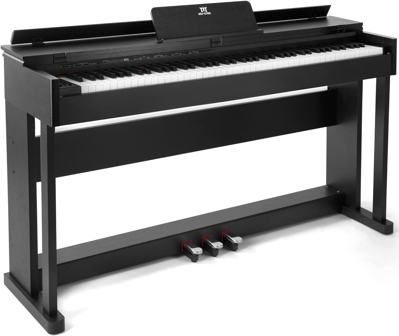 MUSTAR Digital Piano 88 Weighted Keys Hammer Action, Full Size 88 Keys Piano Keyboard Weighted