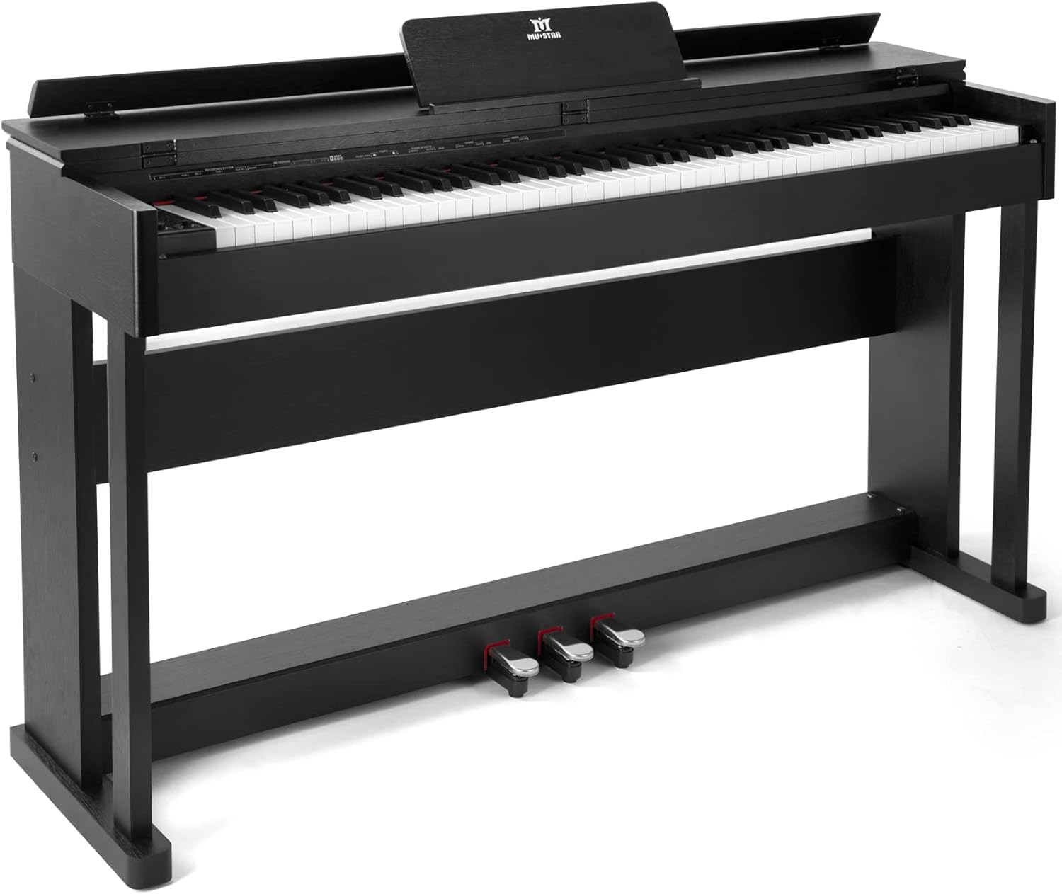 MUSTAR Digital Piano 88 Weighted Keys Hammer Action, Full Size 88 Key