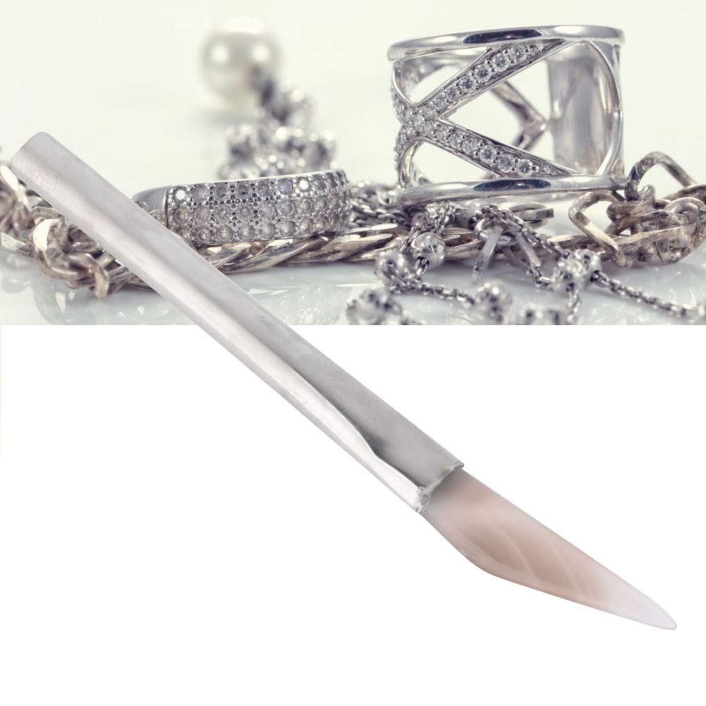 Mes Agaat Polijsten, Agaat Burnisher Mes Sieraden Polijsten Polijstgereedschap voor Goud Zilver en Koper 10Cm Lengte Kaasmessen Tool Agaat Keukenmessen Mes Agaat Polijsten, Agaat Burnisher Mes Sieraden Polijsten Polijstgereedschap voor Goud Zilver en Koper 10Cm Lengte Kaasmessen Tool Agaat Keukenmessen